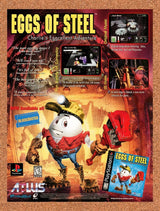 1999 Eggs Of Steel Charlies Eggcellent Adventure PS1 Original Ad / Promo v1