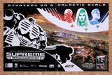 2003 Supreme Commander PC Original Advertisement / Retro Wall Art v2