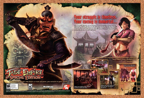Jade Empire Special Edition PC Original 2007 Vintage Ad - Video Game Promo