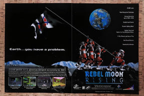 1997 Rebel Moon Rising PC Original Advertisement / Retro Wall Art v1
