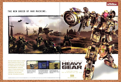 1997 Heavy Gear PC Original Advertisement / Retro Promo v2