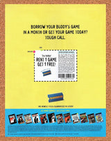 Blockbuster Original 2004 Vintage Ad - Rent 1 Get 1 Video Game Rebate Promo
