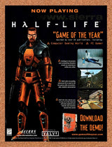 1999 Half-Life GOTY Original Advertisement / Retro Promo v11