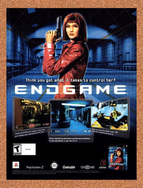 2002 Endgame PS2 Original Advertisement / Retro Promo v1