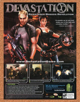 Devastation PC Original 2005 Ad Authentic Windows Video Game Release Promo v3