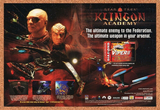 Star Trek Klingon Academy PC Original 2002 Ad Authentic Viper II 3D Card Promo