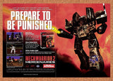 1996 MechWarrior 2 Mercenaries PC Original Advertisement / Retro Promo v3