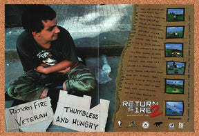 1998 Return Fire 2 PC Original Advertisement / Retro Promo v3