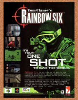 Rainbow Six N64 Original 2002 Vintage Ad - Video Game Promo