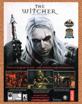 The Witcher PC Original 2004 Vintage Ad - Video Game Art Promo
