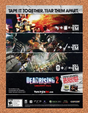 Deadrising 2 Xbox 360 Original 2011 Ad Authentic Horror Video Game Promo