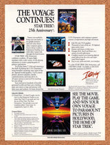 1992 Star Trek 25th Anniversary DOS Cinematic Multimedia Original Ad / Promo v2