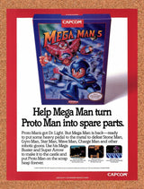 1992 Mega Man 5 NES Original Advertisement / Retro Wall Art v1