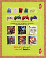 2001 FuncoLand Christmas PS1 Games Original Advertisement / Retro Wall Art v9