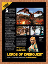 2003 Lords Of EverQuest PC Original Advertisement / Retro Promo vr4