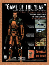 1999 Half-Life GOTY Original Advertisement / Retro Promo v12