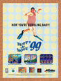 1999 Bust A Move 99 PS1 Original Advertisement / Retro Promo v1
