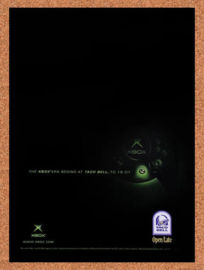 2001 Microsoft Xbox Taco Bell Original Advertisement / Retro Promo vc5