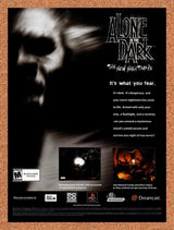2001 Alone In The Dark PS1 Original Advertisement / Retro Promo v6