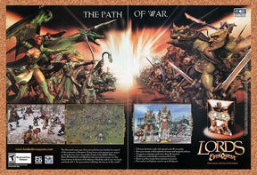 Lords Of EverQuest PC Original 2006 Ad Authentic RTS RPG Video Game Promo v2