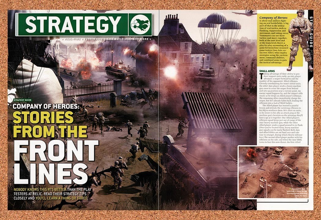 2006 Company Of Heroes PC Original Advertisement / Retro Promo vr3