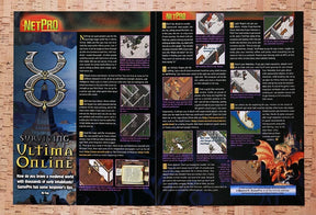 1998 Ultima Online PC Original Advertisement / Retro Wall Art v2