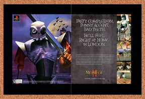 Medieval II PS1 Original 2002 Vintage Ad - Video Game Art Promo