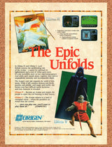 1989 Ultima IV & V IBM Games Original Advertisement / Retro Wall Art v1