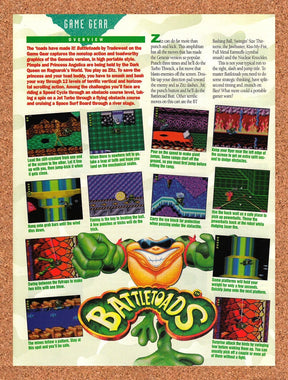 1993 Battletoads The Toads Have Made. Review Ad Original Ad / Promo vr3