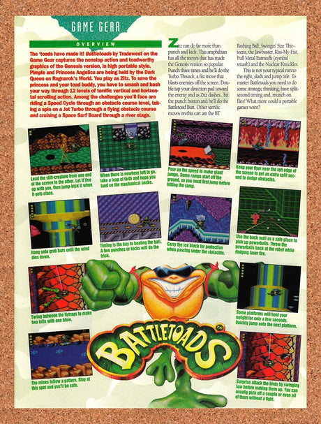 1993 Battletoads The Toads Have Made. Review Ad Original Ad / Promo vr3