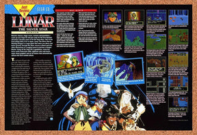 1994 Lunar Silver Star Story Sega CD Original Advertisement / Retro Promo vr2