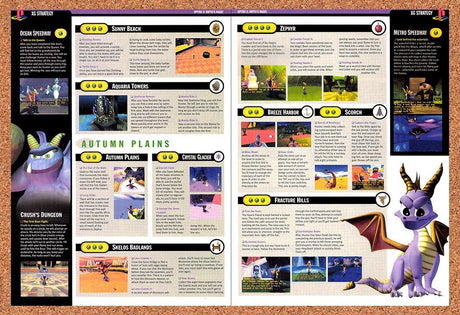 1999 Spyro Ripto's Rage Autumn Plains Original Advertisement / Retro Promo vr2