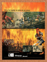 2002 Dungeon Siege PC Original Advertisement / Retro Wall Art v6
