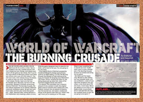 2005 World Of WarCraft Burning Crusade PC Original Ad / Promo vr12