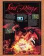 Lord Of the Rings Amiga Original 1991 Vintage Ad - Video Game Art Promo