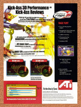 1999 ATI Rage Fury Graphics Original Advertisement / Retro Promo v6
