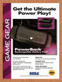 1994 Sega Game Gear PowerBack Battery Pack Original Advertisement / Promo va2