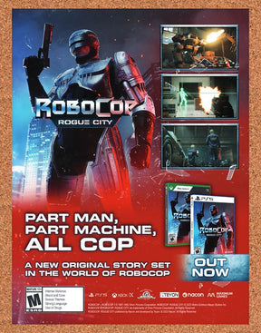 Robocop Rogue City PS5 Original 2023 Ad - Video Game Promo