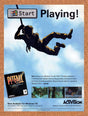 Pitfall PC Original 1995 Vintage Ad - Windows Start Video Game Promo