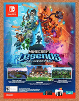 Minecraft Legends Deluxe Edition Switch Original 2023 Ad - Video Game Promo