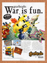 1996 Gearheads PC Original Advertisement / Retro Wall Art v1