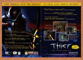 1999 Thief The Dark Project PC Original Advertisement / Retro Promo v4