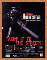 Rainbow Six Rogue Spear Urban Ops PC Original 2001 Ad Authentic Video Game Promo
