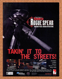 Rainbow Six Rogue Spear Urban Ops PC Original 2001 Ad Authentic Video Game Promo