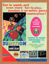 1992 Junction Game Gear Original Advertisement / Retro Wall Art v1