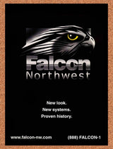 1999 Falcon Northwest Computer Systems New Logo Original Advertisement v8