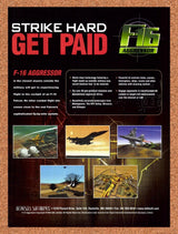 1999 F-16 Aggressor PC Original Advertisement / Retro Promo v2