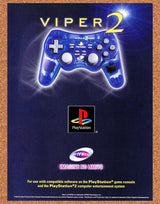2001 PS1 Viper 2 Turbo Controller Original Advertisement / Retro Wall Art v1