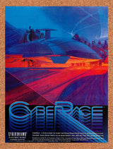 1994 CyberRace PC Original Advertisement / Retro Promo v1