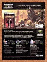 2008 Age Of Conan Hyborian Adventures nVidia Original Advertisement / Promo v4